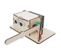 Xnuiasqe Intelligent Sensor Gate STEM Kits DIY Science Experimental Tool Kit Youth STEAM Education Handicraft Model Easy to Use 17.5x14.3x6.2cm