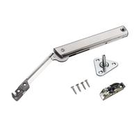 Xnuiasqe Kitchen Hinges Adjustable Door Support Heavy Duty Hydraulic Cabinet Hinge Lift Up Door Soft Closing Randomly Stop
