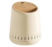 Xnuiasqe Kitchen Utensils and Chopstick Storage Box Multi-Functionality Cream-Style Chopsticks Draining Holder A