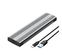 Xnuiasqe M. 2 Solid State Mobile Hard Disk Box USB 3.2 Metal Heat Dissipation External Type-C Interface SATA/NVMe Dual Protocol B
