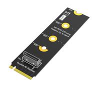 Xnuiasqe M-Key M. 2 NVMe PCI-E 4.0 X4 to OcuLink SFF-8612 4i Host Adapter, SFF-8611/8612 NVMe Adapter for SSD and EGPU