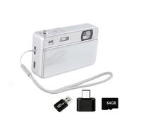 Xnuiasqe M15 4K Slide Digital Camera 2.8 Inch IPS Screen Autofocus Vlogging Camera 16X Zoom Video Photography Camera 64GB