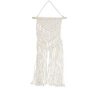 Xnuiasqe Macrame Woven Wall Hanging - Boho Style Bohemian Room Geometric Art Decor - Beautiful Apartment Dorm Room Decoration, 14in W x 33in L