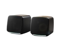 Xnuiasqe Mini for Computer Speakers for Computer with USB Power 3.5 mm AUX-in Port Featuring Light Effects Stereo Sound