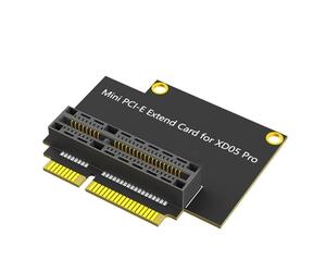 Xnuiasqe Mini PCI-E Extender Card for XD05 Pro, Right-Angle 90-Degree Extension, High Speed Signal Integrity for Compact Builds