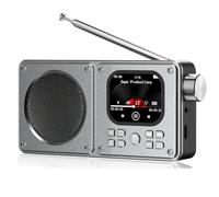 Xnuiasqe Mini Portable FM Radio MP3 Video Player 2inch IPS Screen Bluetooth Speaker Support TF