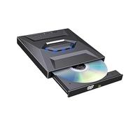 Xnuiasqe Multi-Functional External Blu-Ray Drive, USB/Type-C Portable VCD/DVD/CD Burner Reader with USB Hub, SD Card Reader