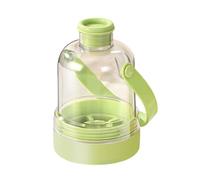 Xnuiasqe Multifunctional Transparent Water Bottle Ice Maker with Ice Tray Dual-Mode Freezing Portable Iced Coffee Cup A
