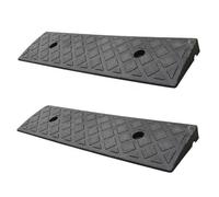 Xnuiasqe Non-Slip Plastic Kerb Ramp 2PCS 30mm Height Roadside Slope Threshold Accessory for Cars Going Uphill