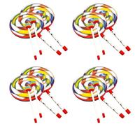 Xnuiasqe Orff Instruments 8Pack Lollipop Drums 6Inch Dance Props Percussion Instruments Hand Drum Preschool Education Toys