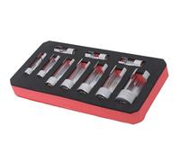 Xnuiasqe Oxygen Sensor Socket Removal Tool Set for Automotive O2 Oxygen Detachable Wrench and Thread Chaser 10-27mm