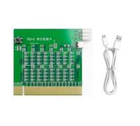 Xnuiasqe PCI-E 16X PCI Express Slot Tester Card for Motherbaor Detect the Southbridge Short or Open PCI-E with Light Tester