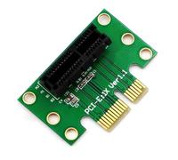 Xnuiasqe PCIe 1x Adapter Riser Card Converter 90 Degree PCI Express PCI-E X1 Expansion Board for 1U Server Desktop