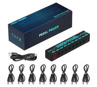 Xnuiasqe PEDAL POWER Guitar Pedal Power Guitar Effector Power Supply 8 Isolated DC Output Guitar Effect Pedal Guitar Replacement