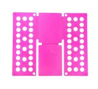Xnuiasqe Plastic Clothes Folding Board Kids Laundry Folder Shirt Folding Board Home Storage Tool for Kid Children Adults Rose Red