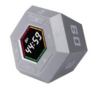 Xnuiasqe Pomodoro Timer, Productivity Timer,3, 5, 15, 30, 45, 60 Minute Preset Smart Countdown Timer, Time Management Tool Easy Install Easy to Use Silver