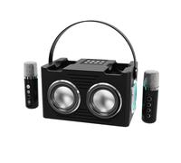 Xnuiasqe Portable Bluetooth Karaoke Speaker with High-Power, HiFi Sound Effects Wireless Microphone for Home Parties