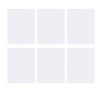 Xnuiasqe Printable Shrink Dink Sheets,Semi-Transparent Shrinky Films Papers for Inkjet Printer,Printable Shrinky Plastic 6sheets