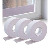Xnuiasqe Reusable 3 Roll 13.4Ft X 2Inch Window Condensation Prevention Absorber, Window Condensation Absorber Strips to Prevent