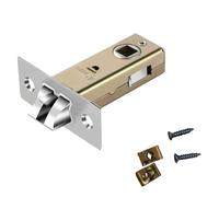 Xnuiasqe Reversible Tubular Door Mortice Catch Bolt Screws Handle Silent Internal Easy Install Square Spindle 45MM