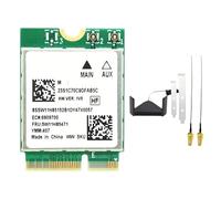 Xnuiasqe RTL8922AE WiFi7 Card+Rotating Antenna 2.4G/5G/6G 6338Mbps 6338Mbps 2.4G/5G/6G Bluetooth5.4 M.2 NGFF Wireless WiFi Card Adapter for Win11/10