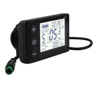 Xnuiasqe S866 Electric Bicycle LCD Display Meter, 24V 36V 48V Ebike LCD Display Control Panel for Electric Bike Modification