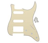 Xnuiasqe Scratch Plate Replacement for American SSH Electric Guitars- 11-Hole HSS Guitar Pickguard 3Ply PVC+ Screws C