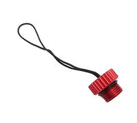 Xnuiasqe Scuba Diving DIN Tank Valve Threaded Cover 5/8-14NPS Dust Cap Dust Plug Protector Tank Regulator Protection Cover Red