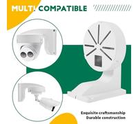 Xnuiasqe Security Camera Mount Bracket,ABS Indoor Outdoor Wall Mount L-Type Bracket for CCTV Security Dome IP Camera Mounting