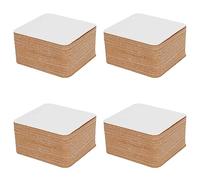 Xnuiasqe Self-Adhesive Cork Coasters,Cork Mats Cork Backing Sheets for Coasters and DIY Crafts Supplies (200, Square)