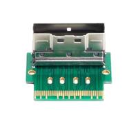 Xnuiasqe SFF-8654 74pin Male to Female PCI-E Slimline SAS 4.0 Extender Adapter 4i 38pin 8i 74pin SFF-8654 Angled Test Tool