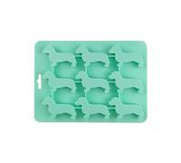 Xnuiasqe Silicone Dachshund Puppy Shaped Ice-Cube Chocolate Cookie Mold DIY Home Ice Tray,Kitchen Tools Silicone Mold Easy Install,Green