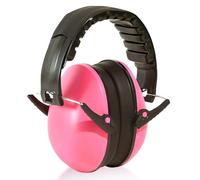 Xnuiasqe Small Size Hearing Protection Ear, Adjustable Noise Reduction Headphones for Study, Sleeping, and Travel Pink