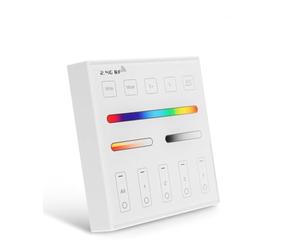 Xnuiasqe Smart Panel Remote 4 Zones Control Panel Remote for RGB RGBW RGBCCT Wall Mounted Smart Panel Remote