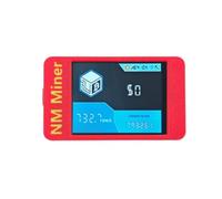 Xnuiasqe Smart Screen 2.8 Inch BTC Solo Miner Nmminernerdminer 735Kh/S Bitcoin Crypto Miner for Home NO Touch