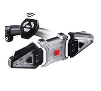 Xnuiasqe Split USB Rechargeable Bike Tail Light with Turn Signals, Front and Rear, Wireless Remote Control