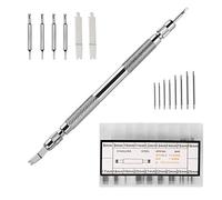 Xnuiasqe Spring Bar Tool Set with Extra 6 Tips Pins for Watch Wrist Bands Strap Removal Repair Fix Kit,72Pcs Extra Watch Pins