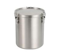 Xnuiasqe Stainless Steel Storage Tank Leak-Proof with Scale Grain Storage Box Airtight Sealed 1600ml