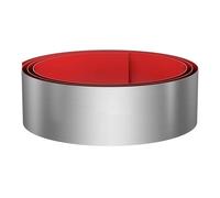 Xnuiasqe Stainless Steel Toe Kick Cover, 6" X 102" Baseboard Plate, Self Adhesive Kickplate for Bottom of Door, Kitchen Island