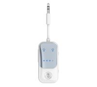 Xnuiasqe Stereo Hi-Fi Wireless Adapter Bluetooth 5.2 Audio Transmitter Receiver 3.5MM AUX Microphone Mic for Car Airplane TV PC Headphones B