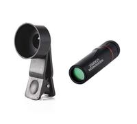 Xnuiasqe Telescope 2000x25 High Definition Magnification Monocular Portable Mobile Phone Compatible Outdoor Camping Bird Watching