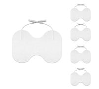 Xnuiasqe TENS Unit Replacement 4.5x6In Large Butterfly Shaped Electrode Pads Universal Compatibility, Pack of 5