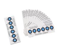 Xnuiasqe Testing Humidity in Closed Containers Humidity Testing Card Blue Six-Point Humidity Card