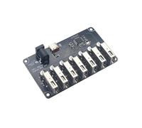 Xnuiasqe Type-C& DC Power Supply Enabled USB 2.0 HUB Splitter 1 to 7 Ports 480Mbps High-Speed USB2.0 Module USB Expansion