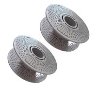 Xnuiasqe Universal Fit High Temp Filament Spool 3D Printer Compatible Quick-Lock Design White