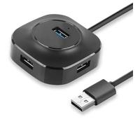 Xnuiasqe USB 3.0 HUB 4 Port USB Cable Splitter Charging Dock for Laptop PC Phone Tablet Extender USB Disk Card Reader Keyboard Mouse