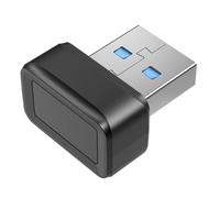 Xnuiasqe USB Fingerprint Key Reader U2F Biometric Fingerprint Scanner Anti-Spoofing Biometric Mini Security Key Dongle Easy to Use