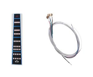 Xnuiasqe V68 1 Set Violin Strings 4 Pieces E a D G for 1/8 1/4 1/2 3/4 4/4 Common Size Stringed & 1x Violin Finger Guide/Fingerboard Sticker Fret Guide Label Finger Chart for Size 4/4