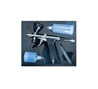 Xnuiasqe Versatile Airbrush Kit Double Action Sprayer Airbrush Kit Double Action Freely Adjustable Between Large Areas) Sprayer for Art, Makeup, and Cake Decoration Art Model Painting