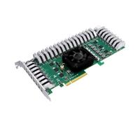 Xnuiasqe Video Acquisition and Group Control PCI-E to USB 3.0 Adapter Card 8-Channel 32-Port Camera PCIe Expansion Card